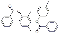2,2'-Methylenebis(4-methylphenol)dibenzoate Struktur