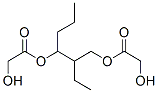 2-ethyl-1-propyl-1,3-propanediyl bis(hydroxyacetate) Structure