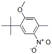 1-tert-Butyl-2-methoxy-4-methyl-5-nitrobenzene Structure