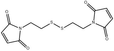 二硫基-双马来酰亚胺基乙烷 结构式