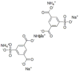 5-sulphoisophthalic acid, ammonium sodium salt Struktur