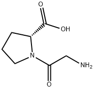 D-Proline, 1-glycyl- (9CI) Structure