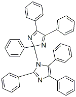 2-(2,4,5-トリフェニル-1H-イミダゾール-1-イル)-2,4,5-トリフェニル-2H-イミダゾール 化学構造式