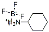 cyclohexylammonium tetrafluoroborate(1-) Struktur