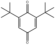 2,6-ジ-tert-ブチル-1,4-ベンゾキノン 化学構造式