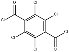 2,3,5,6-Tetrachloroterephthaloyl chloride Structure