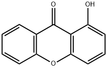 1-ヒドロキシ-9H-キサンテン-9-オン 化学構造式