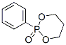 2-Phenyl-1,3,2-dioxaphosphorinane 2-oxide Struktur
