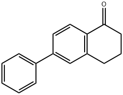 6-苯基-3,4-二氢萘-1(2H)-酮 结构式