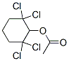 2,2,6,6-tetrachlorocyclohexyl acetate Struktur