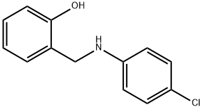 2-[(4-chloroanilino)methyl]phenol Struktur