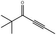 2,2-二甲基己-4-炔-3-酮 结构式