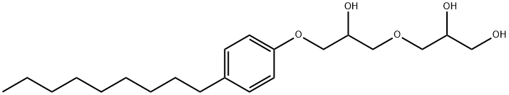 3-[2-hydroxy-3-(4-nonylphenoxy)propoxy]propane-1,2-diol Structure