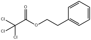 2-phenylethyl trichloroacetate Structure