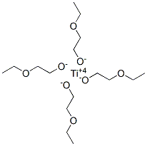 チタン(IV)テトラキス(2-エトキシエタノラート) 化学構造式