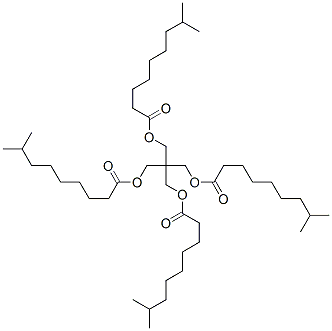 2,2-bis[[(1-oxoisodecyl)oxy]methyl]-1,3-propanediyl diisodecanoate Structure