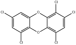 1,2,4,6,8/1,2,4,7,9-Pentachlorodibenzo-p-dioxin Structure