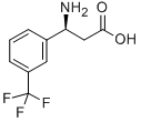 (S)-3-氨基-3-(3-三氟甲基苯基)丙酸, 719995-40-1, 结构式