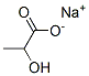 2-ヒドロキシプロパン酸ナトリウム 化学構造式