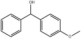 4-METHOXYBENZHYDROL Struktur