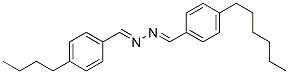 4-Butylbenzaldehyde [(4-hexylphenyl)methylene]hydrazone Structure
