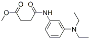 methyl 4-[[3-(diethylamino)phenyl]amino]-4-oxobutyrate Structure