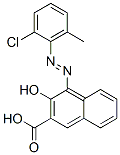 4-[(2-クロロ-6-メチルフェニル)アゾ]-3-ヒドロキシ-2-ナフタレンカルボン酸 化学構造式