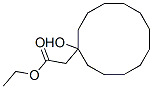 ethyl 1-hydroxycyclododecaneacetate Struktur