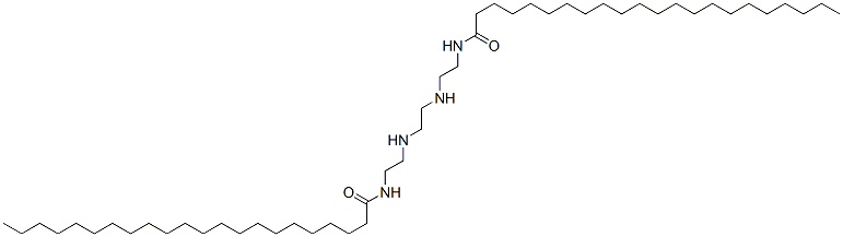 N,N'-[1,2-エタンジイルビス(イミノ-2,1-エタンジイル)]ビスドコサンアミド 化学構造式