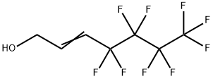 1H,1H,2H,3H-ノナフルオロヘプト-2-エン-1-オ-ル 化学構造式