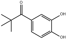tert-ブチル(3,4-ジヒドロキシフェニル)ケトン 化学構造式