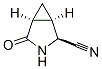 3-Azabicyclo[3.1.0]hexane-2-carbonitrile,4-oxo-,(1alpha,2beta,5alpha)-(9CI) Structure