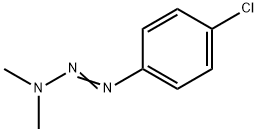 1-(4-クロロフェニル)-3,3-ジメチルトリアゼン 化学構造式