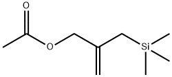 2-[(アセトキシメチル)アリル]トリメチルシラン 化学構造式
