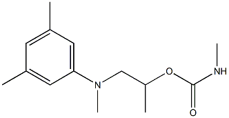 2-(3,5-xylylmethylamino)-1-methylethyl methylcarbamate Structure