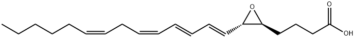 4-[(2S,3S)-3-[(1E,3E,5Z,8Z)-tetradeca-1,3,5,8-tetraenyl]oxiran-2-yl]butanoic acid Structure