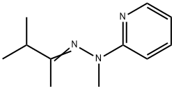 3-Methyl-2-butanone methyl(2-pyridinyl)hydrazone Struktur