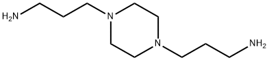 1,4-ビス(3-アミノプロピル)ピペラジン 化学構造式