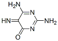 2,6-diamino-5-iminopyrimidin-4-one Struktur
