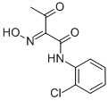 N-(2-CHLORO-PHENYL)-2-HYDROXYIMINO-3-OXO-BUTYRAMIDE Struktur