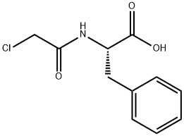 N-CHLOROACETYL-L-PHENYLALANINE Struktur