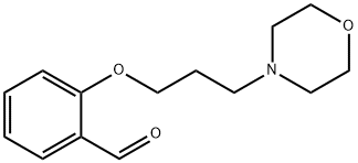 2-(3-吗啉代丙氧基)苯甲醛 结构式