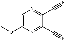5-METHOXYPYRAZINE-2,3-DICARBONITRILE Struktur