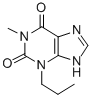 3-メチル-1-プロピルキサンチン 化学構造式