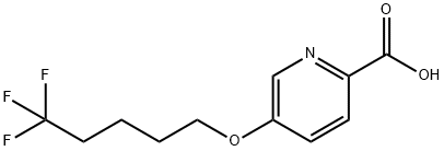 5-Trifluoropentoxypicolinic acid Struktur