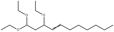 1,1,3-Triethoxy-4-undecene Structure
