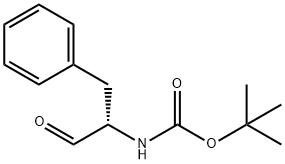 [(S)-1-ホルミル-2-フェニルエチル]カルバミン酸tert-ブチル 化学構造式