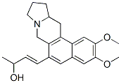 4-(7,9,10,11,11a,12-Hexahydro-2,3-dimethoxybenzo[f]pyrrolo[1,2-b]isoquinolin-6-yl)-3-buten-2-ol 结构式