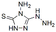 4-amino-5-hydrazinyl-2H-1,2,4-triazole-3-thione Struktur
