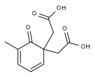 Diacetic acid 5-methyl-6-oxo-2,4-cyclohexadien-1-ylidene ester 结构式